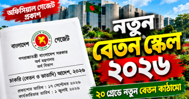 নতুন বেতন, পে-ফিক্সেশন, ইনক্রিমেন্ট ও ভাতায় যা থাকছে