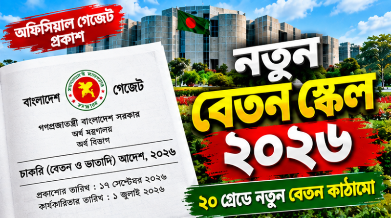 নতুন বেতন, পে-ফিক্সেশন, ইনক্রিমেন্ট ও ভাতায় যা থাকছে