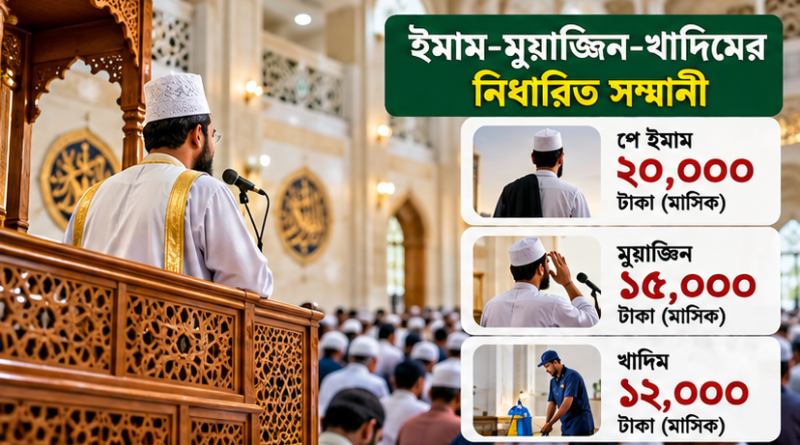 মডেল মসজিদ পরিচালনায় নতুন নীতিমালা