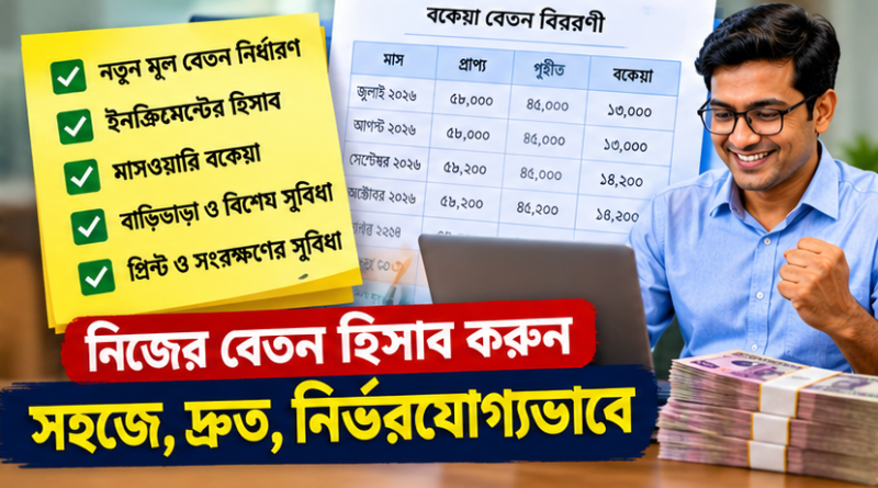 ০৩ মাসের বকেয়া বিলের হিসাব অটো