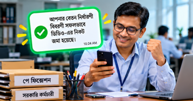 কীভাবে বুঝবেন বেতন নির্ধারণী বিবরণী DDO-এর কাছে জমা হয়েছে?