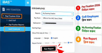 iBAS++ পে ফিক্সেশন সম্পন্ন?