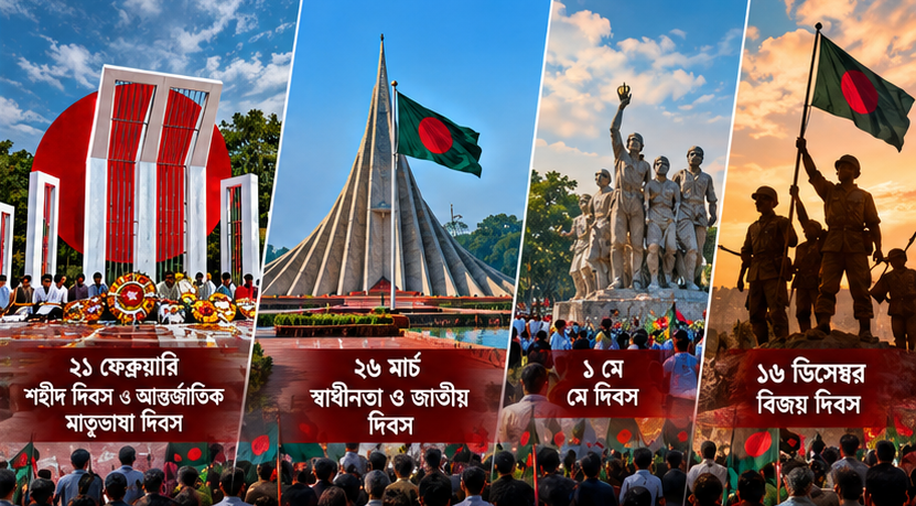 জাতীয় ও আন্তর্জাতিক দিবস পালনে সরকারের নতুন পরিপত্র জারি