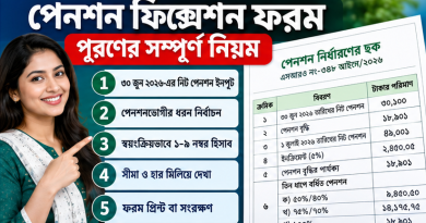 ৩০ জুনের নিট পেনশন দিলেই তৈরি হবে ১–৯ নম্বর হিসাব, জানুন ফরম পূরণের সম্পূর্ণ নিয়ম