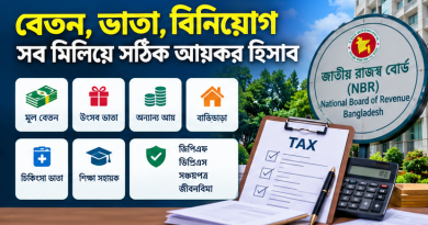 সরকারি কর্মচারীদের আয়কর হিসাবের নতুন ক্যালকুলেটর