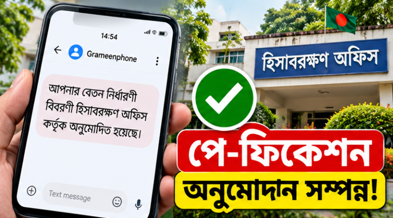 পে-ফিকেশনের চূড়ান্ত অনুমোদনের SMS পেলেই কী করবেন?