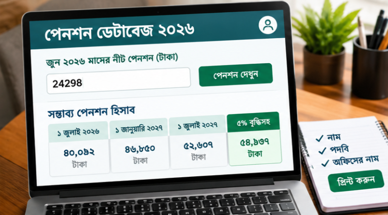 ২০২৬-২৭ সালে পেনশন কত বাড়তে পারে?