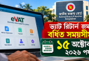জুলাই-আগস্টের ভ্যাট রিটার্ন জমার সময় বাড়ল, ১৫ অক্টোবর পর্যন্ত সুযোগ