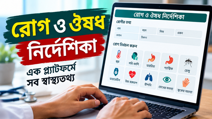 রোগ ও ঔষুধ সফটওয়্যার