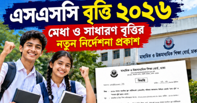 এসএসসি বৃত্তি ২০২৬