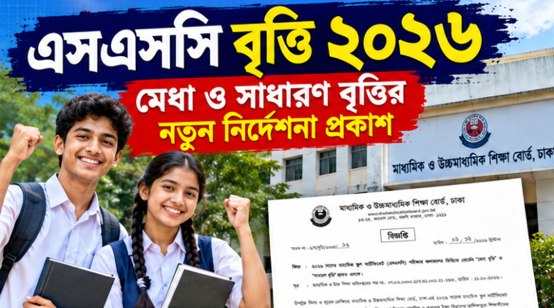 এসএসসি বৃত্তি ২০২৬