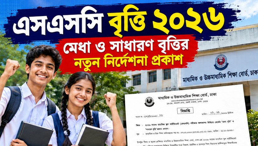 এসএসসি বৃত্তি ২০২৬
