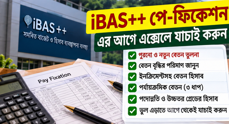 এক্সেল পে-ফিক্সেশন ২০২৬